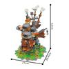 MOC Japanese Anime Castle Kit Building Blocks Cartoon Frog Castle Steampunk Castle Architecture Bricks Toy Adult Gift