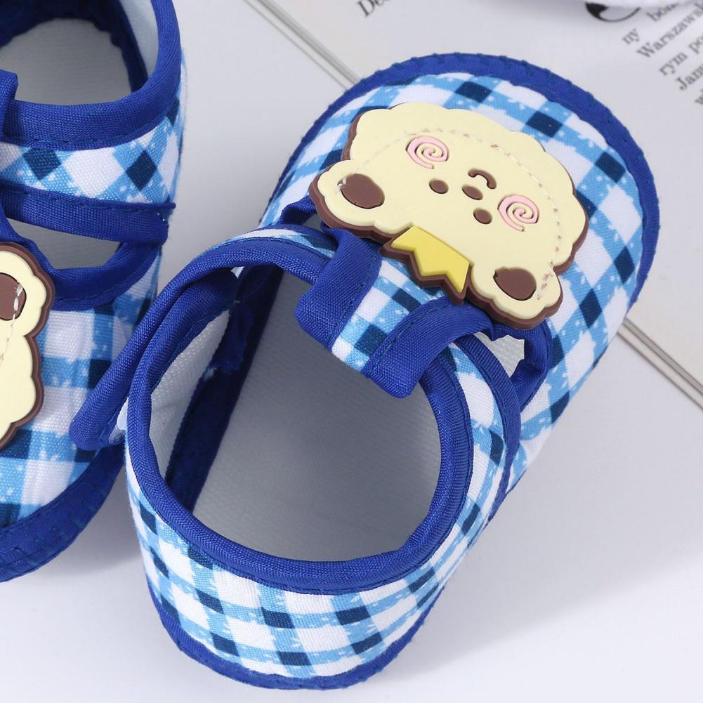 Säugling Baby Cartoon Bär Krippenschuhe Leinenschuhe Flache Lauflernschuhe
