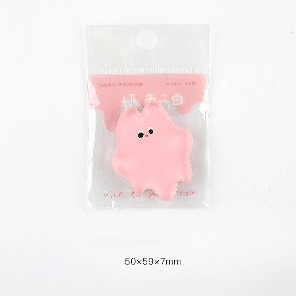 

Акриловые наклейки на холодильник Хорошие милые масляные большие креативные анимационные сообщения Памятка Магнитные украшения Бытовая простая кухня