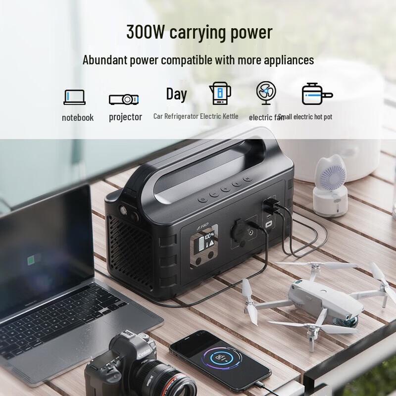 F&D PS300 Portable Outdoor Bluetooth Speaker & Power Station