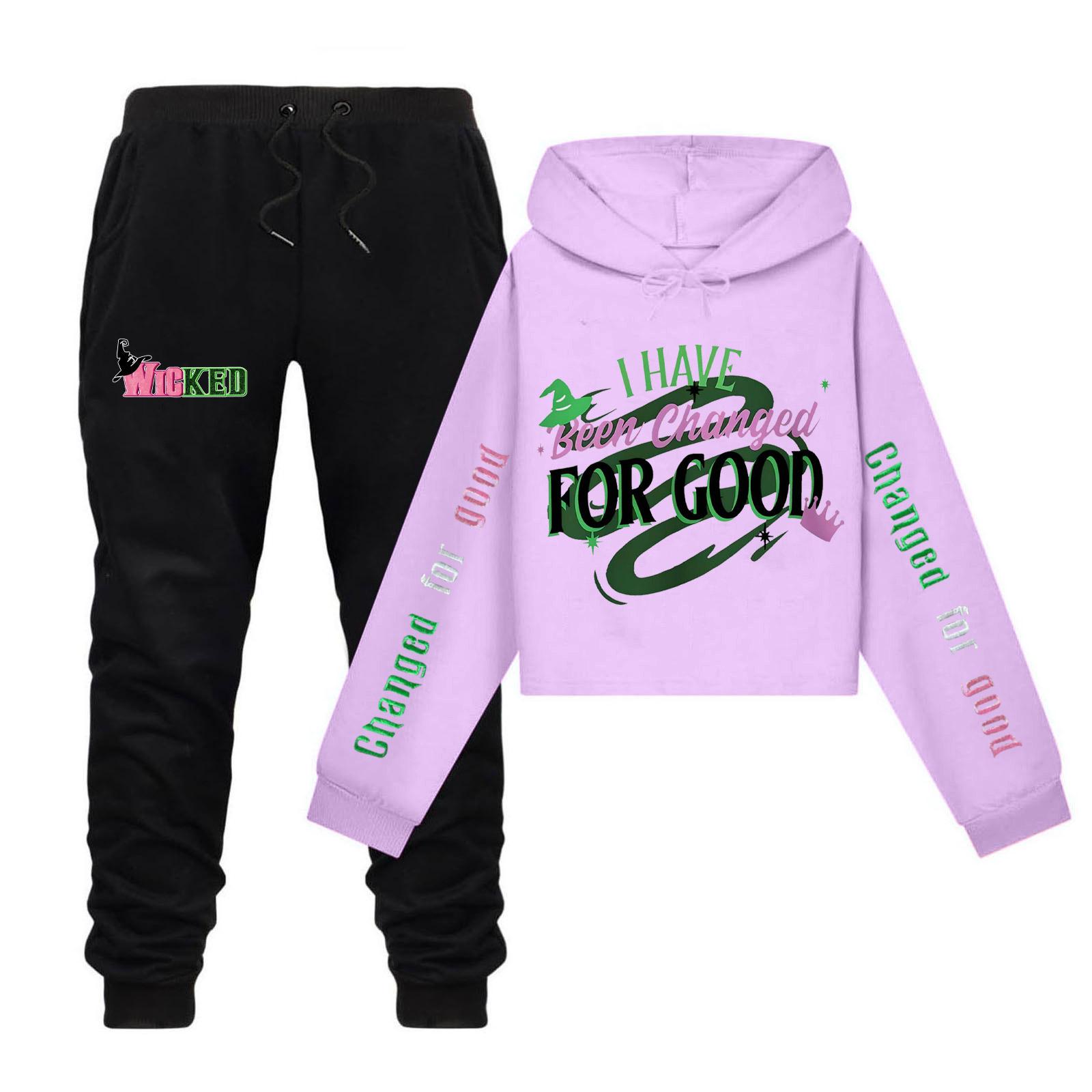 

Children s Two-piece Suit For Boys And Girls (pants + Top) 110 фіолетовий