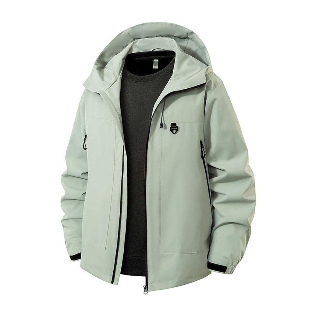 Pánská bunda s kapucí Vodotěsná Odolná proti opotřebení Ležérní Sportovní Outdoorová Horolezecká bunda