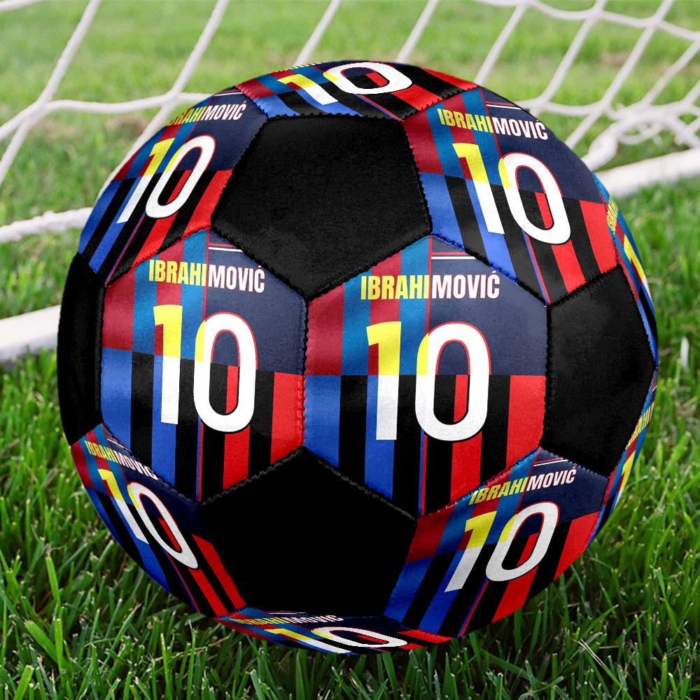 1pc Lionel Messi Soccer Ball Size 5 Indoor Soccer Ball Fashion Colorful Backyard Game - Great For Sports Fans Gift HE41