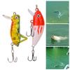 T0046 Set 5 Pezzi Esca Dura Acqua Dolce Universale Realistica Cavalletta Minnow Kit di Esca Artificiale da Pesca