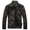 Leather Jacket Men's Leather Jacket Fashion Slim Men's Motorcycle PU Leather Jacket Plus Velvet Leather Jacket