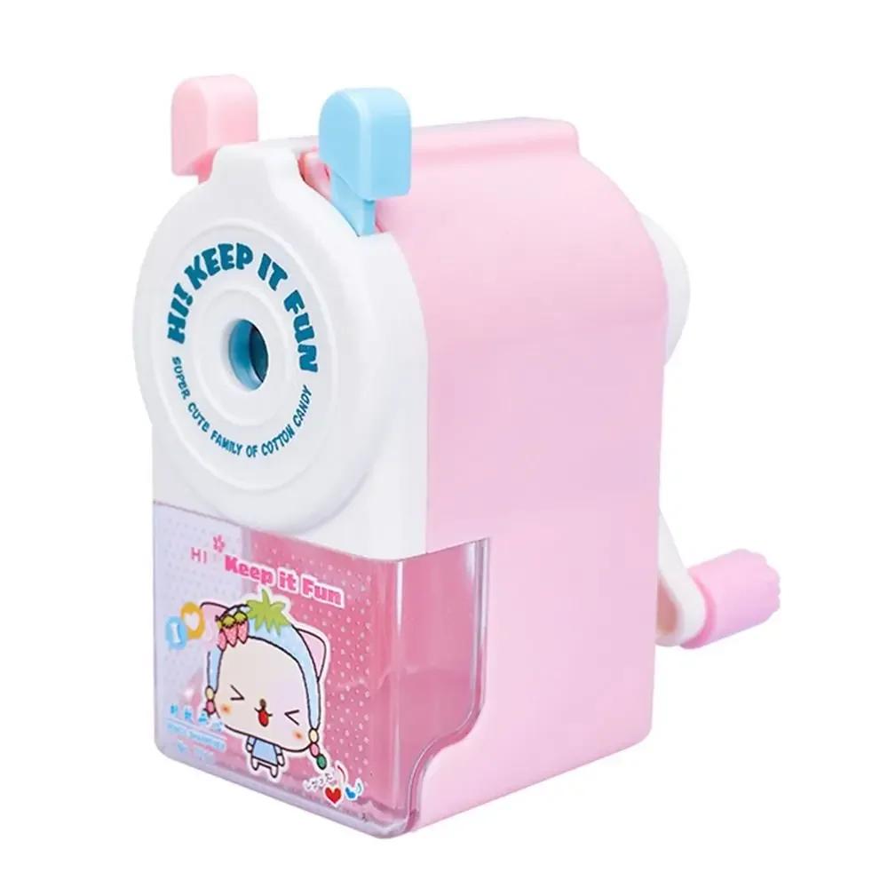 Hand Cranked Pencil Sharpener, Cute Animal Shaped Anti Sticking Lead In Mechanical Tool, Designed for Students and Children
