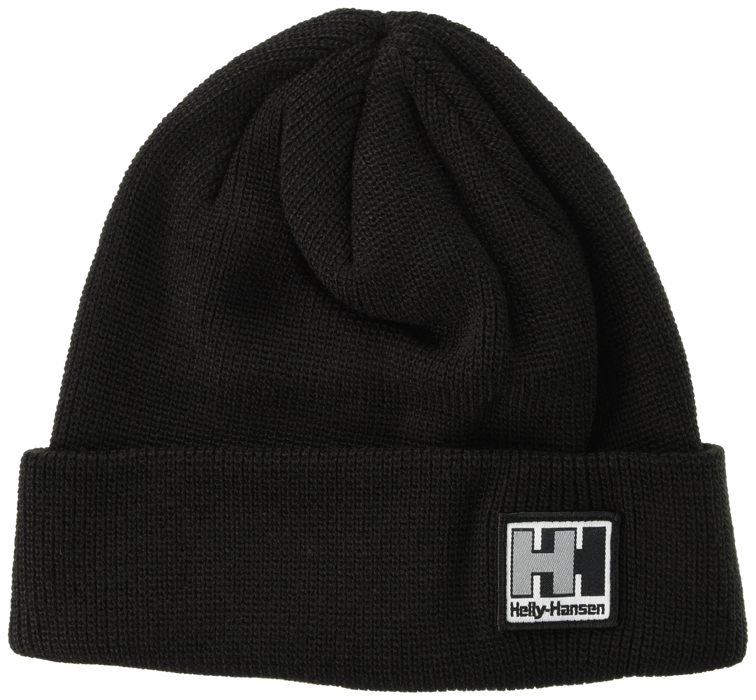 

Шапка бини Helly Hansen однотонная, размер свободный, унисекс, черная, HC92262, чёрный