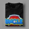 Uncle Patrol T Shirts Men's Cotton Amazing T-Shirts Round Collar Funny Dog Cartoon Tee Shirt Short Sleeve Tops Graphic Printed