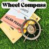 13.97 cm Engraved Working Wheel Compass, Anniversary Gifts For Men, Brass Compass, Birthday Gift For Dad, Groomsmen Gift For Him