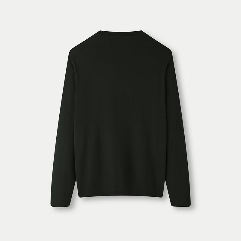 HLA Men's Fashion Round Neck Thin Knitted Sweater