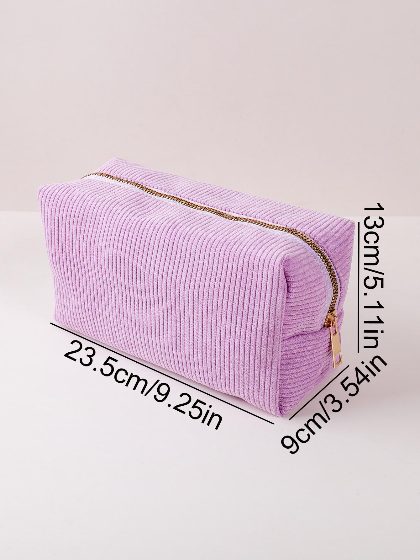 

vertical stripe single-layer pencil case, student school supplies storage bag, a must-have for the back-to-school season
