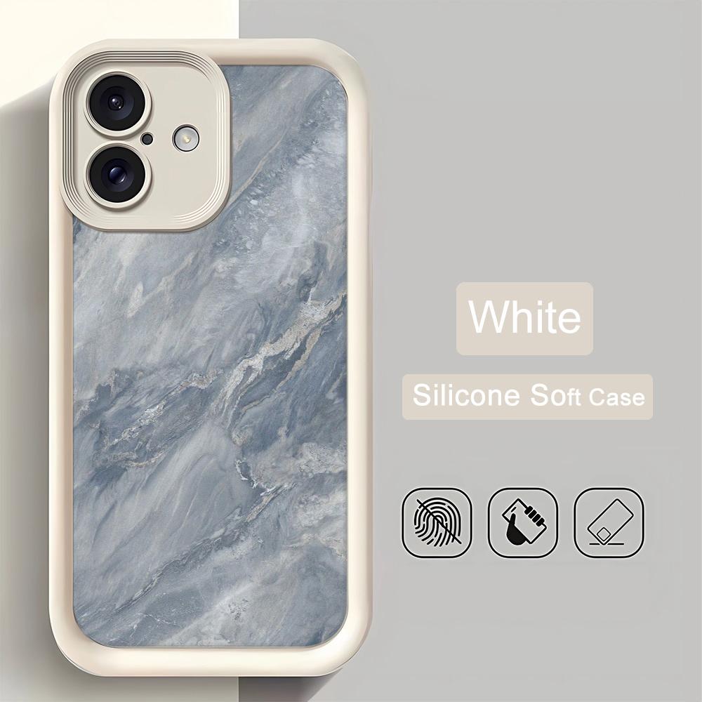 Marble Pattern Phone Case For IPhone 17 Air 16 Pro Max 15 14 13 12 11 Soft Cover For IPhone 16 15 14 Plus Case Cover Funda