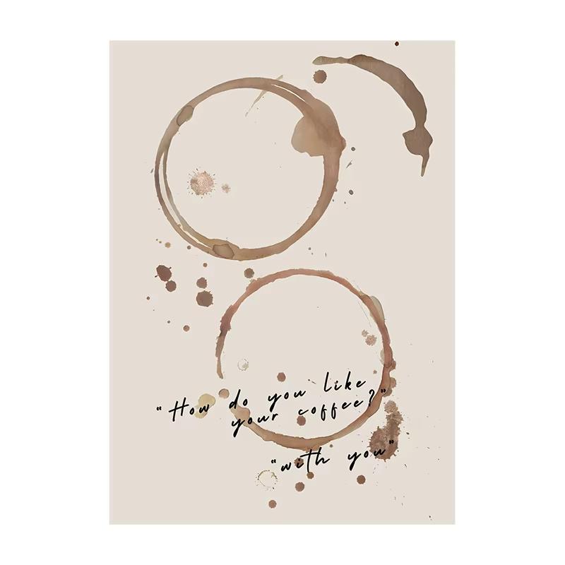 Kaffee Taucher Poster Humor Kaffee Wanddeko Moderne Küche Zuhause Druck Wandkunst Gemälde Küchenraum Dekor Kaffee Liebhaber Geschenk