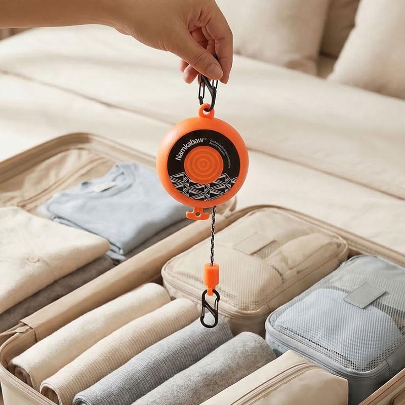 New Portable 8M Retractable Clothesline Hand-Cranked Extendable Drying Rack Outdoor Travel Laundry For Camping Hiking Tools