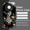 Stylish Dragon Leopard Marble Texture Tempered Glass Phone Case for Huawei Honor 400 200 100 90 80 Magic 7 Pro 6 5 Lite X9 Cover