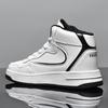 Herren High-Top Sneaker Rutschfeste Basketballschuhe Atmungsaktive Tennisschuhe Bequeme Leder Sportschuhe Unisex Sneaker