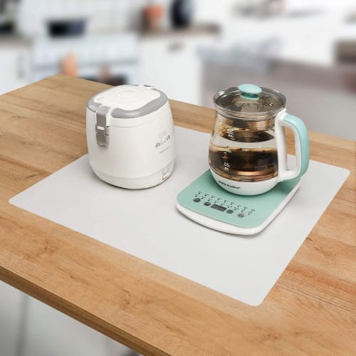 Large Silicone Kitchen Mat, Heat-Resistant, Countertop Protector, Set of 2, Waterproof, Non-Slip, Heat-Resistant, 50*40cm, Suitable for Dining, -40-2