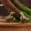 Home Decoration Brass Sparrow Exquisite Desktop Decorations Solid Figures Brass Shaped Multifunctional Indoor Outdoor Ornaments