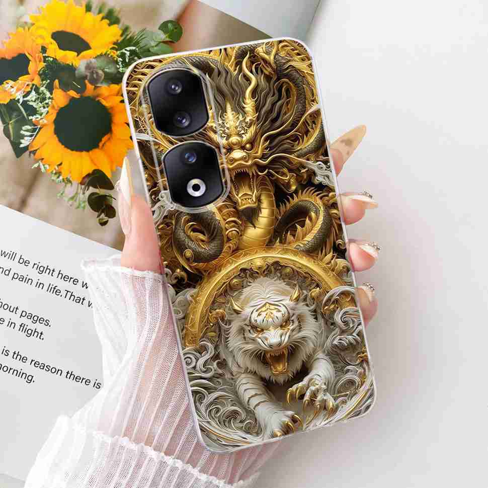 Funda para Honor 90 Pro 5G 6.78" Moda Mariposa Pintada Silicona TPU Cubierta Trasera Para Honor 90Pro 90 PRO 5G REP-AN00 Fundas para Teléfono
