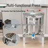 Presă de Miere Multifuncțională și Storcător Manual din Oțel Inoxidabil 304 cu Supapă Închisă și Duze de Filtrare pentru Uz Casnic