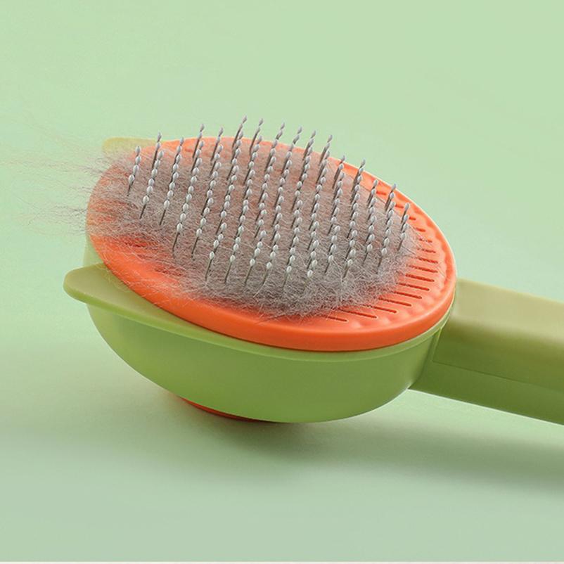Cat Comb for Long Haired Pets Removes Floating Hair Needle Combing Brush Dog Hair Cleaner Artifact Suppli