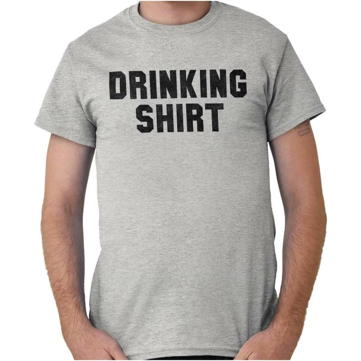 Drinking Shirt Funny Pub Crawl College Drunk Womens or Mens Crewneck T Shirt Tee L