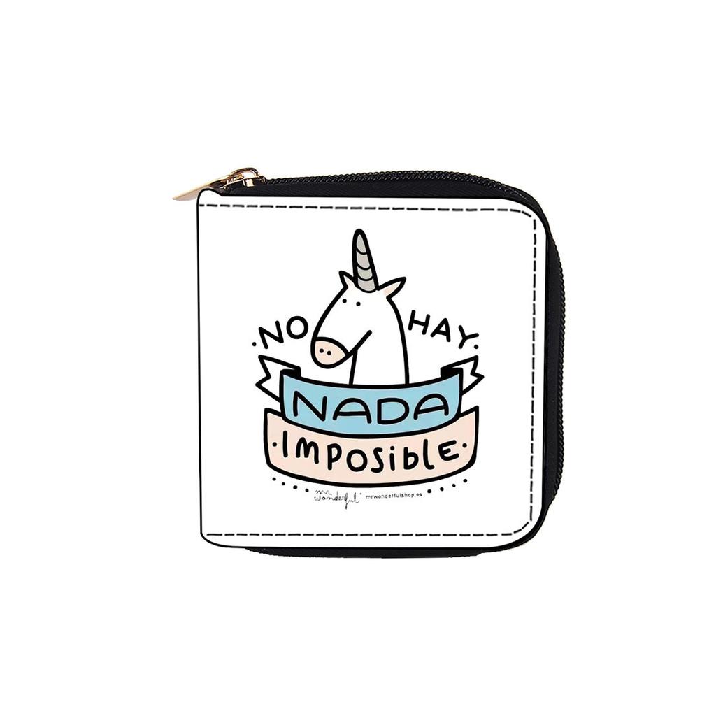 Unicorn Short Zipper Small Wallet, Wallet.