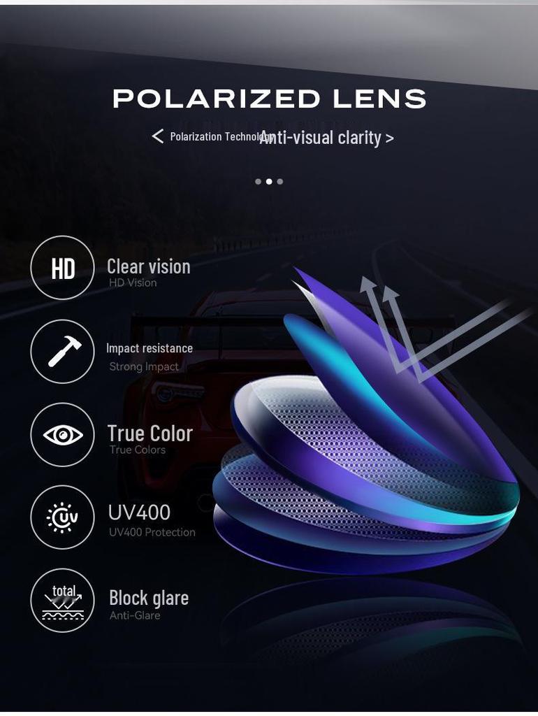 Polarized Retro Sunglasses for Men & Women - Trendy Driving Shades