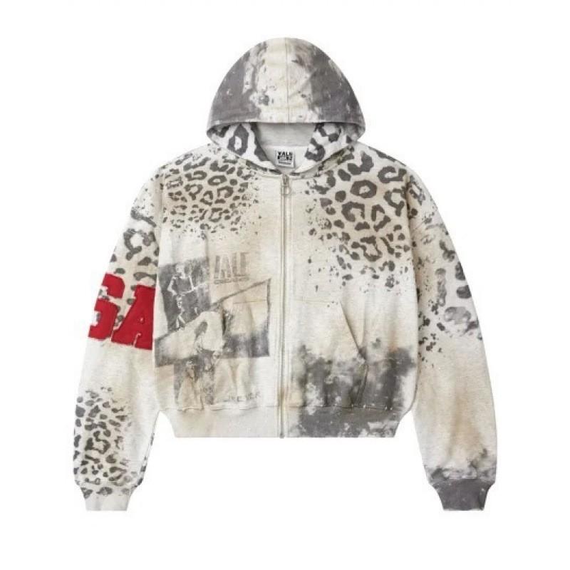 Y2K Camo Print Zip Hoodie Couples Streetwear Loose Fit Long Sleeve Casual
