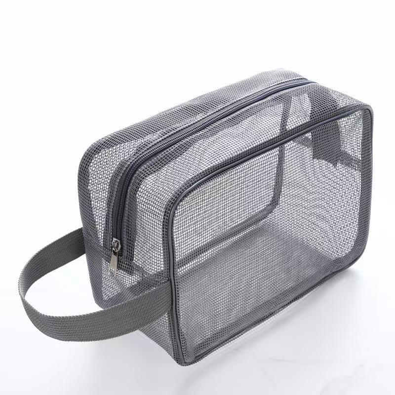 Men's Breathable Mesh Bath & Cosmetics Storage Bag