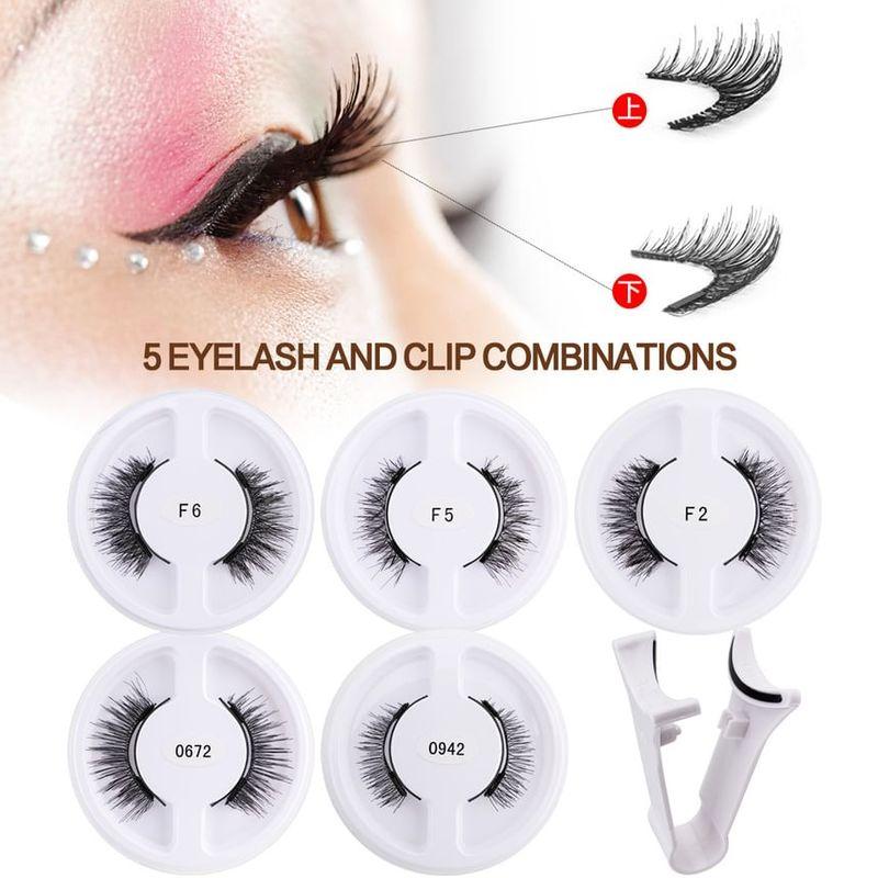 Lashie - Magnetic Multipack False Eyelashes with Tweezers