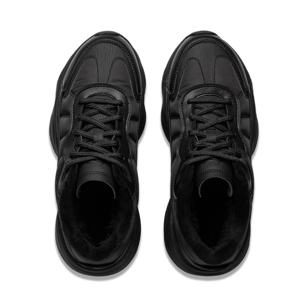 Li Ning Honey Cushioning Abrasion Resistant Height Increasing Low top Running Shoes Women's Black AGCU342-5