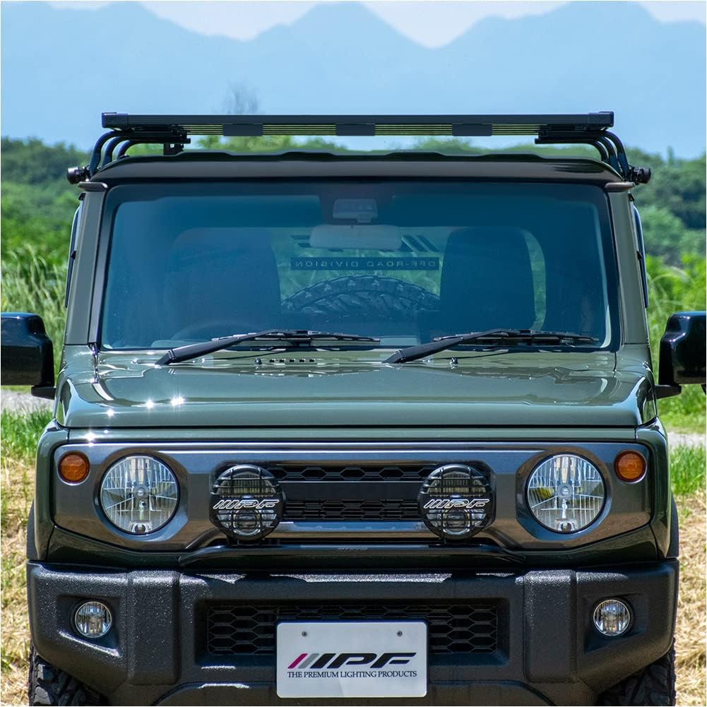 IPF EXP Roof Rack Optional Parts Wind Noise Suppression Plate Black EXR-02P
