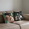 Game Wuthering Waves Qiuyuan cushion cover Square Sofa Cushion Cover Casual Skin-Friendly Comfortable Pillow Cover
