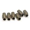 20Pcs Metal Tube Spacer Beads Accessories Tibetan Silver Gold Copper Alloy Big Hole 3.5mm Beads for Bracelet DIY Jewelry Making