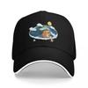 If the Earth Was Flat Cats  Baseball Cap Fishing Cap Streetwear Unisex Womens