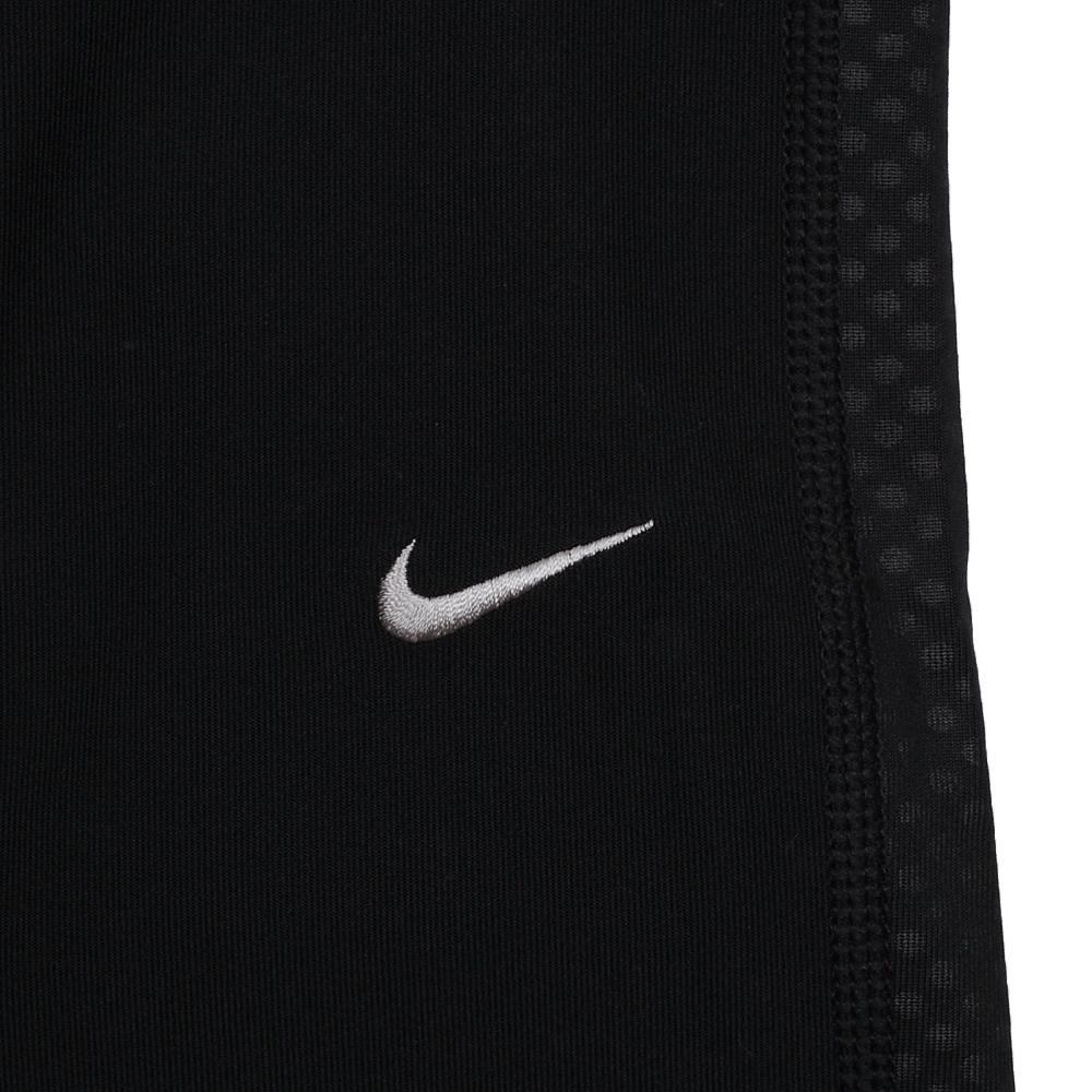 Nike Dri-Fit Stretch Logo Komfort Webstoff Sport Lange Hose Damen Unterteile Schwarz 451451-010