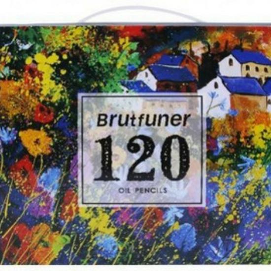 Brutfuner 180 Oil & Water-Soluble Colored Pencils Set for Drawing & Doodling - Ideal Gift