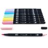 Tombow Dual Brush Pen Art Markers Pastel 10-pack,