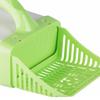 Cat Litter Scoop with Bag Holder Mess-Free Kitty Litter Box Sifter with Refill Bags Spill-Proof Cat Poop Scooper for Easy One-Handed Cleaning