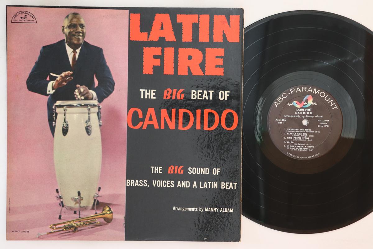 

LP Record CANDIDO Latin Fire The Big Beat Of Candido ABC286 ABCPARAMOUNT 1959 US Latin Used