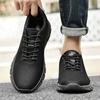 Mode Klassische Marke Herren Leder Business Schuhe Atmungsaktives Mesh Freizeitschuhe Outdoor Pendeln Vielseitige Herren Arbeitskleidung Schuhe