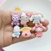 10Pcs Kawai Cartoon Bright Surface Animal Resin Flat Back Scrapbook   Diy Bow Decor Accessories Crafts A15