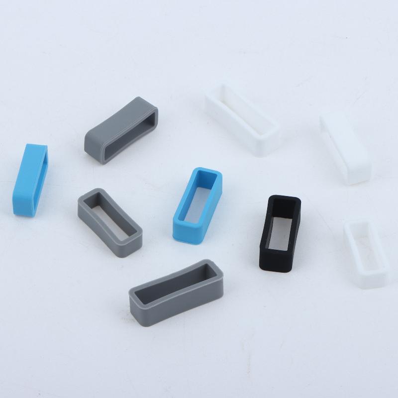 4 Peças Anel de Pulseira de Silicone 18 20 22Mm Laços à Prova d'Água Suporte de Segurança Acessórios de Relógio Porta-Pulseira de Borracha