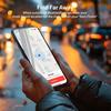 Luggage Tracker Tags Bluetooth Air Tracker for Apple Find My[ iOS ONLY ] Key Finder Locator for Wallet,Keys, Luggag,Backpack,Pets,Car Replaceable