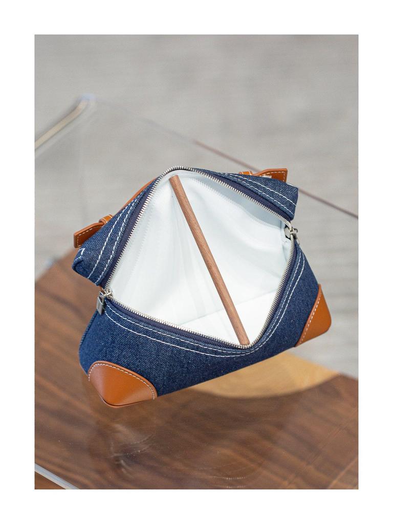 2025 Sommer Damen LP19 Canvas Rindsleder Patchwork Hand-Crossbody-Tasche