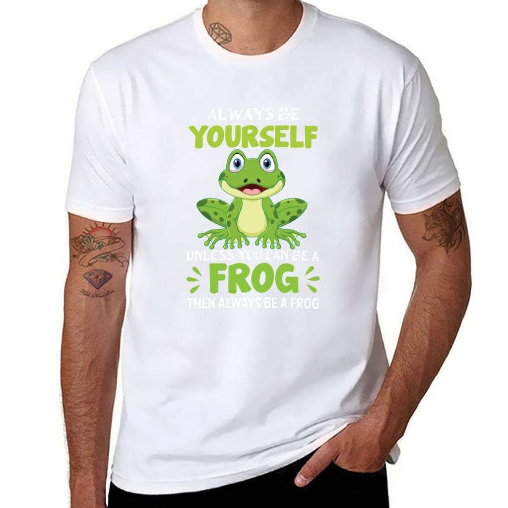 Funny Frog Tshirt Breathable Lightweight Summer Top