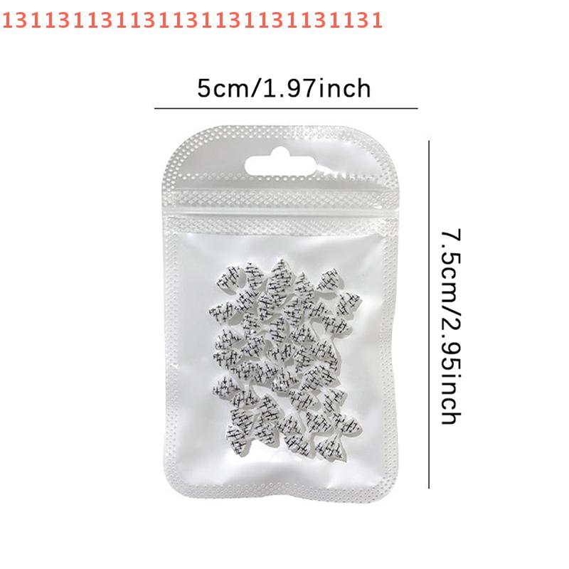 20Pcs For Creative Nail Design Checkered Plaid Resin Bows Nail Charms Ties Nail Art DIY Decorations