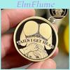 Heads Tails Funny Good Coin Luck Challenges Coin Pocket Size Collectible Coin Double Side Challenges Token Decoration Coin