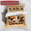 3pcs Duvet Cover Set (1*Duvet Cover + 2*Pillowcase, Without Core), Custom Name Haikyu Pattern Bedding Set, Home Bedroom Decor Gift